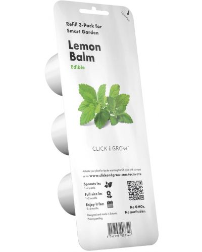 Semințe Click and Grow - Lemon balm, 3 rezerve - 1