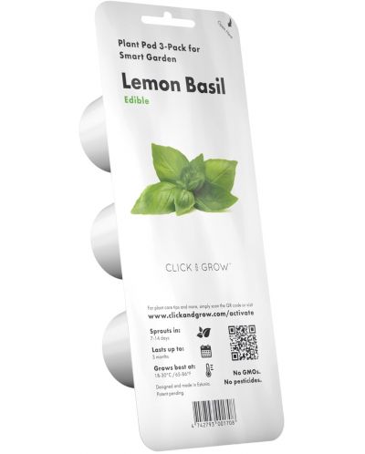 Semințe Click and Grow - Lemon basil, 3 rezerve - 1