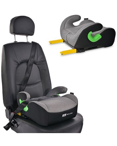 Înălțător auto Lorelli - Malibu, IsoFix, i-Size, 125-150 cm, bej - 5