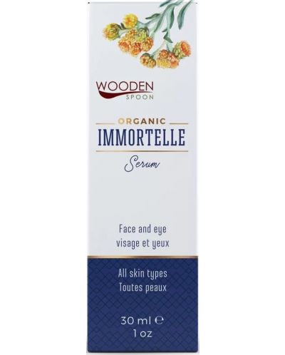 Wooden Spoon Immortelle Serum de față, 30 ml - 2