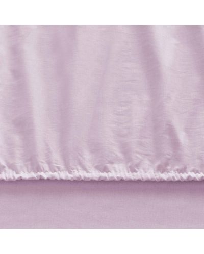 Set cearșaf cu elastic și feță de pernă TAC - 100% bumbac, pentru 100 x 200 cm, roz - 3