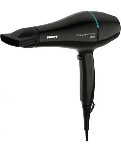 Uscător de păr Philips - DryCare Pro, 2100W, 6 viteze, negru - 1