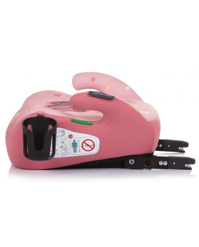 Inaltator scaun auto Chipolino - Wing, i-Size, IsoFix, 125-150 cm, Pink - 3