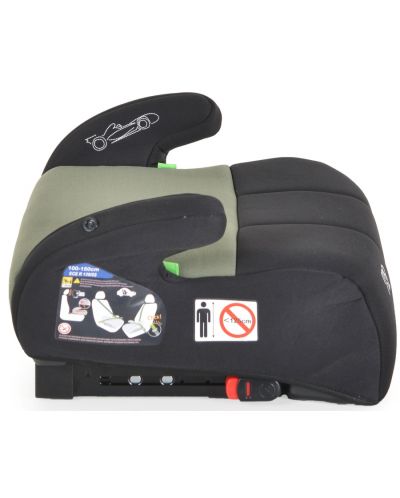 Inaltator scaun auto Moni - Monza, IsoFix, i-Size, 125-150 cm, Green - 4