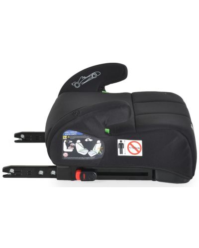 Inaltator scaun auto Moni - Monza, IsoFix, i-Size, 125-150 cm, Black - 2