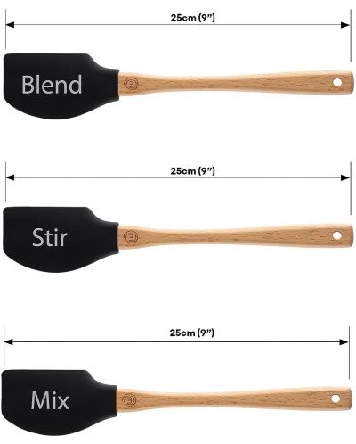 Set 3 spatule MasterChef - 25 x 5,5 x 1 cm - 2