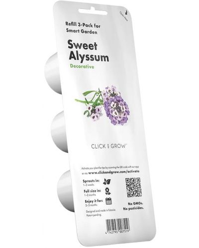 Semințe Click and Grow - Dulce alyssum, 3 rezerve - 1