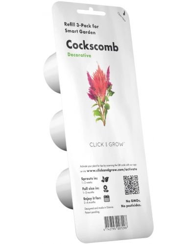 Semințe Click and Grow - Cockscomb, 3 rezerve - 1