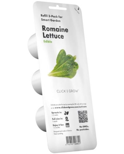 Semințe Click and Grow - Lettuce Romain, 3 rezerve - 1
