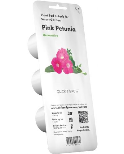 Semințe Click and Grow - Pink petunia, 3 rezerve - 1