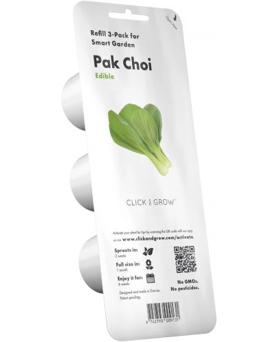 Semințe Click and Grow - Bok Pak Choi, 3 rezerve - 1