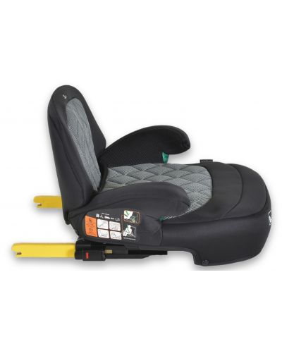 Inaltator scaun auto Cangaroo - Jax, i-Size, с IsoFix, 125-150 cm, gri - 4