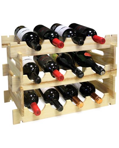 Suport Vin Buchet asamblat - Pentru 12 sticle - 1