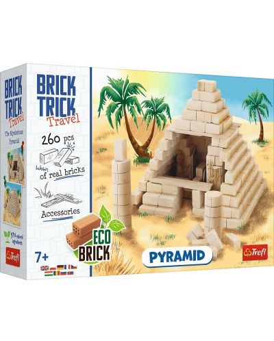 Model asamblabil Trefl Brick Trick Travel - Piramida - 3