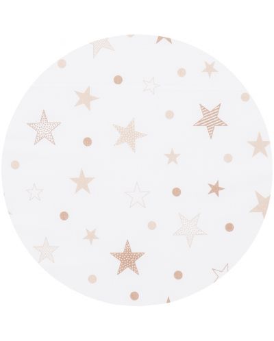 Saltea pliabila Chipolino, 60 x 120 x 6 cm, stele alb cu bej  - 4