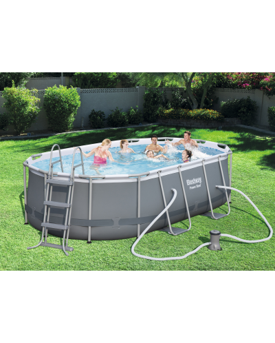 Piscina Bestway - Power Steel, 424 x 250 x 100 cm - 2