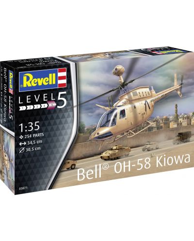 Model asamblabil Revell - Avioane militare: OH-58 Kiowa - 5