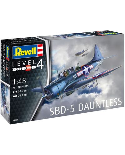 Model asamblabil Revell Militare: Avioane - SBD-5 Dauntless - 5