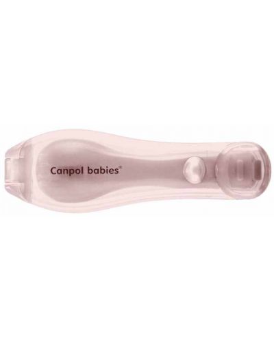 Lingurita pliabila pentru copii pentru calatorii Canpol babies - roz - 5