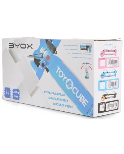 Trotinetă pliabilă Byox - Toy Cube, negru  - 7