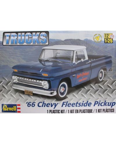 Model asamblabil Revell - Mașini contemporane: 1966 Chevy Fleetside Pick-up - 3