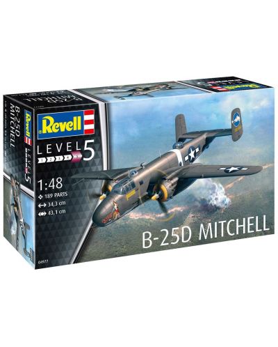 Model asamblabil Revell - B-25D Mitchell - 4