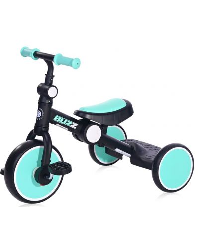 Tricicleta pliabila Lorelli - Buzz, Black & Turquoise - 1