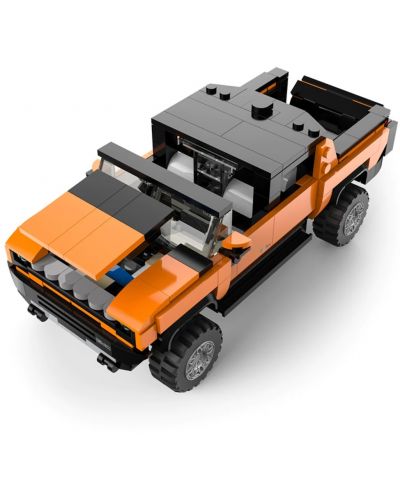 Mașină prefabricată Rastar - Jeep Hummer EV, 1:30, portocaliu - 3