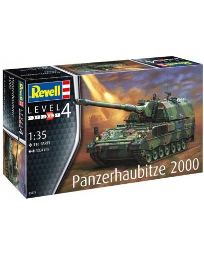 Model asamblabil Revell Militare: Tancuri - Panzerhaubitze 2000 - 1