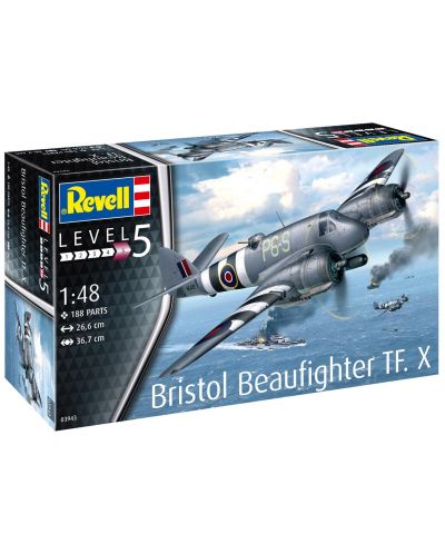 Model asamblabil Revell Militare: Avioane - Bristol Beaufighter TF.X - 2