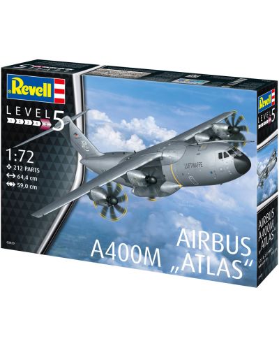 Model asamblabil Revell Contemporane: Avioane - Airbus A400M Atlas - 6