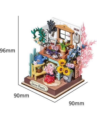 Model de asamblare Robo Time - Grădina visurilor de pe balcon - 2