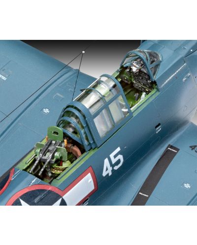 Model asamblabil Revell Militare: Avioane - SBD-5 Dauntless - 3