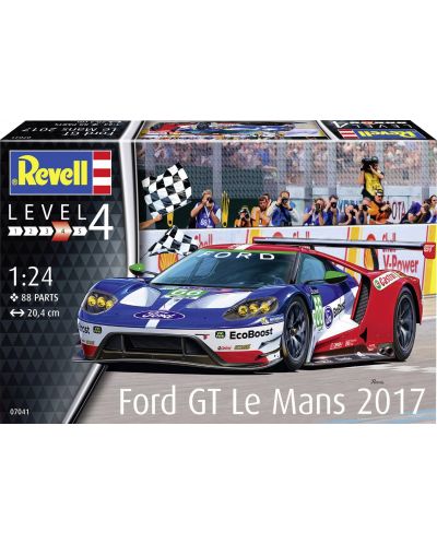 Model asamblabil Revell - Mașini contemporane: Ford GT Le Mans 2017 - 2