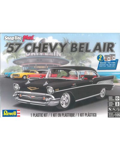 Model asamblabil Revell Contemporane: Automobile - 1957 Chevy Bel Air - 4