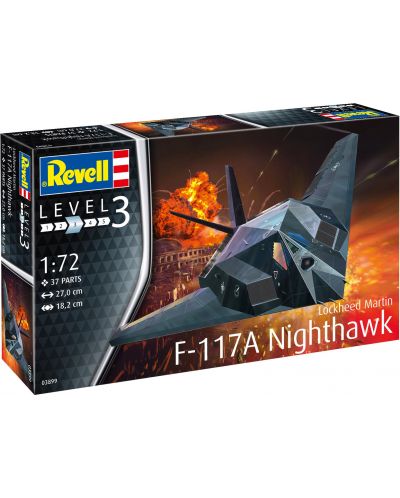 Model asamblabil Revell Militare: Avioane - Night Hawk Stealth - 2