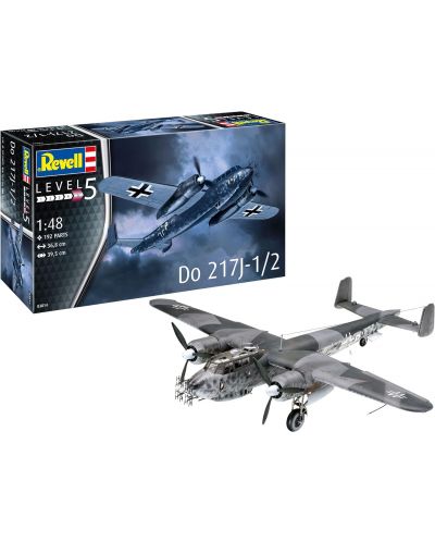 Model asamblabil Revell Militare: Avioane - Do 217J-1/2 - 8