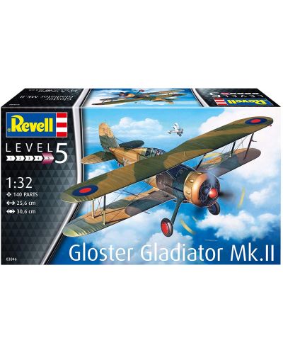 Model asamblabil Revell Militare: Avioane - Gloster Gladiator Mk. II - 5