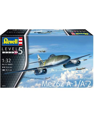 Model asamblabil Revell Militare: Avioane - Messerschmitt Me262 A-1/A-2 - 2