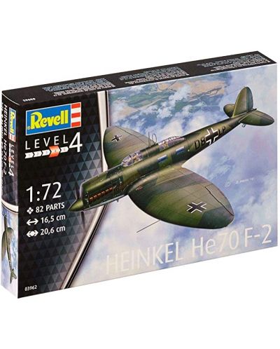 Model asamblabil Revell - Avion Heinkel He 70 (03962) - 1