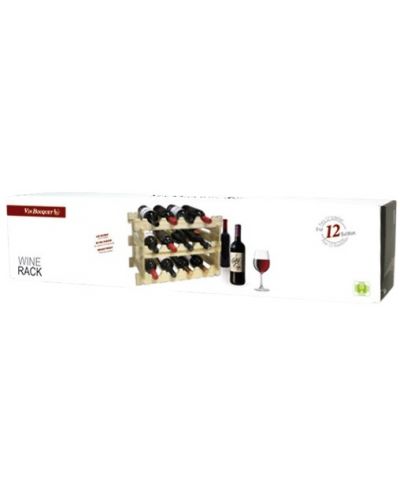 Suport Vin Buchet asamblat - Pentru 12 sticle - 4
