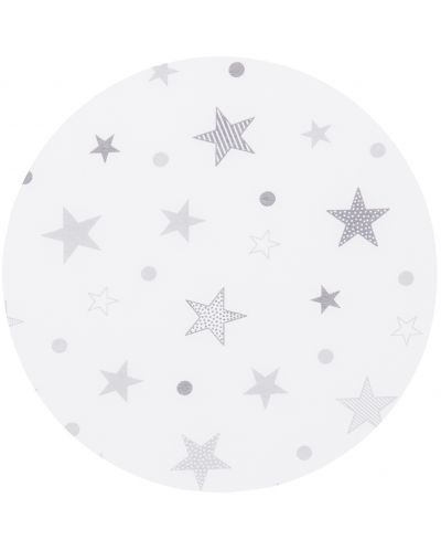 Saltea pliabila Chipolino, 60 x 120 x 6 cm, stele alb cu gri - 4