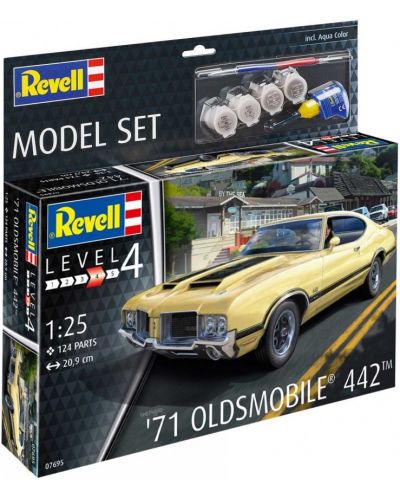 Set de asamblare Revell Moderne: Automobile - Oldsmobile 71 Coupe - 6