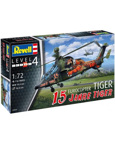 Model asamblabil Revell Militare: Vertoleti - Elicopterul Tiger - 2