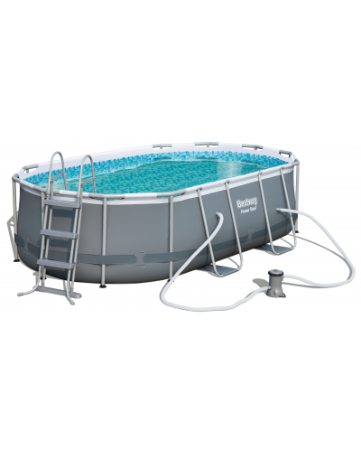 Piscina Bestway - Power Steel, 424 x 250 x 100 cm - 1