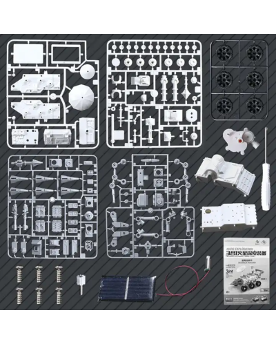 Set de asamblat 3 în 1 Cute Sunlight - Mars Rovers - 6