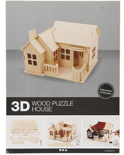 Set 3D prefabricat Compania Creativ - Casa cu terasa - 4