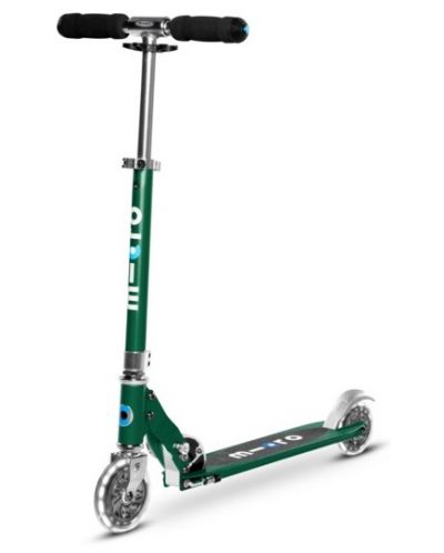 Scooter pliabil cu roți LED Micro - Sprite, verde - 1