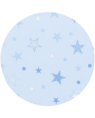 Saltea pliabila Chipolino, 60 x 120 x 6 cm, Atlantic cu stele albastre - 4