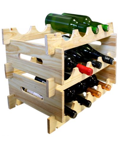 Suport Vin Buchet asamblat - Pentru 12 sticle - 2